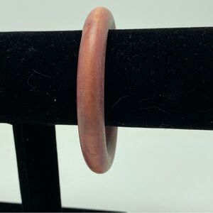 Solid Wood Rounded Bangle Bracelet